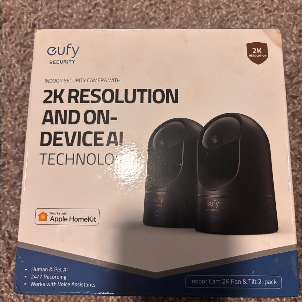 Eufy Indoor Security Camera 2K Resolution